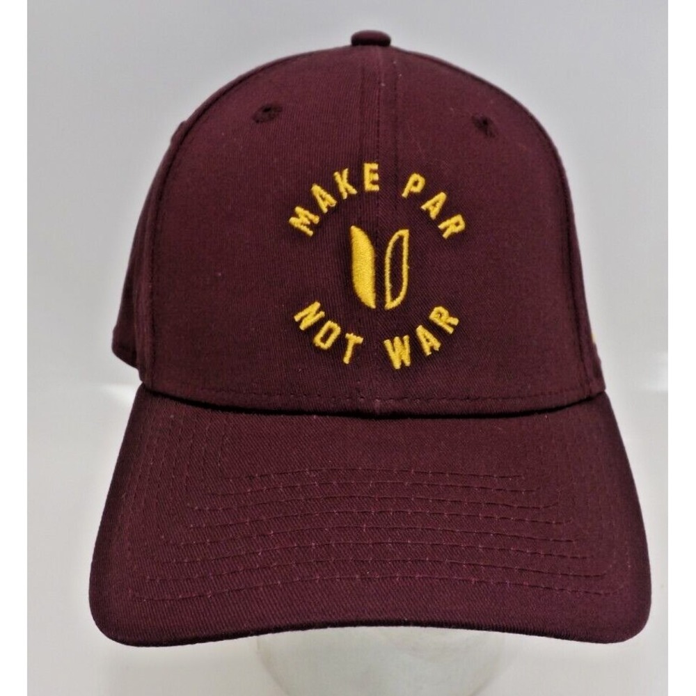New Era hook & loop Adjustable Make par not War Link Soul golf cap hat